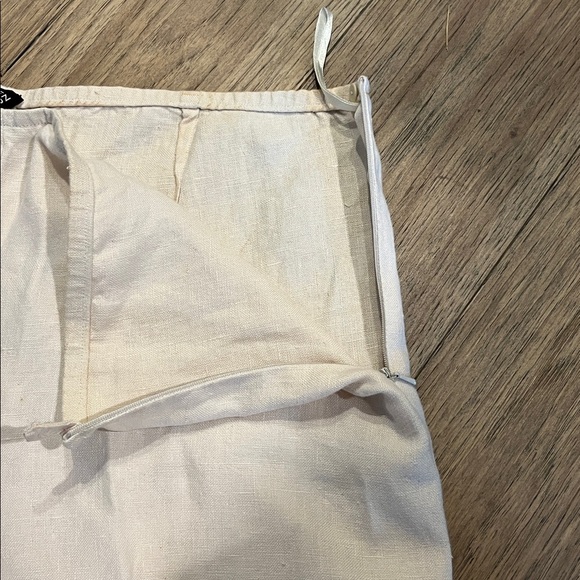 EILEEN FISHER Irish linen crop pants, size XL - Picture 3 of 6